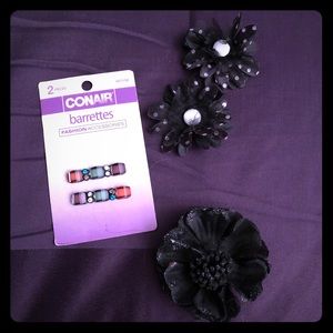 Hair Accessory Flower Clip Barrette Bundle